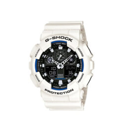 Relógio Casio G-Shock GA-100B-7ADR resina branca analógico-digital
