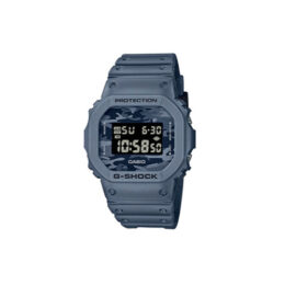 Relógio Casio G-Shock DW-5600CA-2DR resina azul-marinho visor digital quadrado