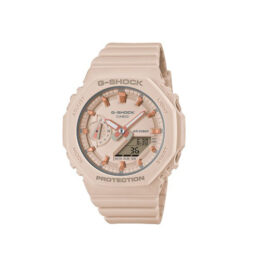 Relógio Casio G-Shock GMA-S2100-4ADR CasiOak compacto resina rosa analógico-digital