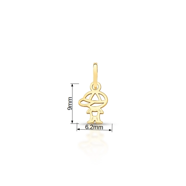 Pingente Ouro 10k Menino