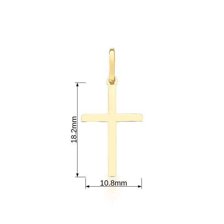 Pingente Ouro 10k Cruz