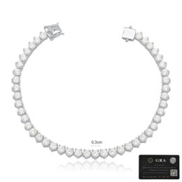 pulseira prata rivieira