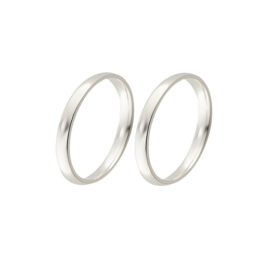 Par Aliança Prata 950 | 2mm