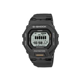 Relógio Casio G-Shock GBD-200-1A1 G-Squad resina preta visor digital MIP octogonal