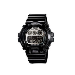 Relógio Casio G-Shock DW-6900NB-1 Digital Preto Brilhante e Prata Metalizado