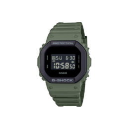 Relógio Casio G-Shock DW-5610UU-3 digital em resina verde-oliva com display negativo