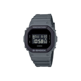 Relógio Casio G-Shock DW-5610UU-8 digital em resina azul-acinzentada com display negativo