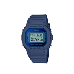 Relógio Casio G-Shock GMD-S5600-2 digital em resina azul-marinho com mostrador azul metalizado