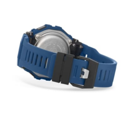 Relógio Casio G-Shock G-Squad GBD-200-2DR digital em resina azul-marinho com caixa quadrada e pulseira de uretano